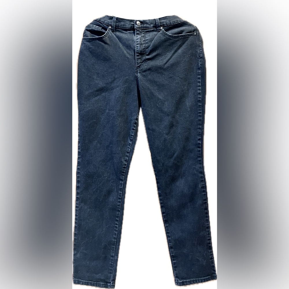 Gloria Vanderbilt Amanda Skinny Jeans – Dark Wash – Size 16